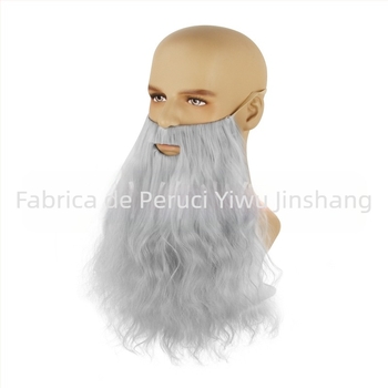 Perucă de Halloween cu barbă, barbă, Gandalf, barbă, cosplay, recuzită pentru barbă