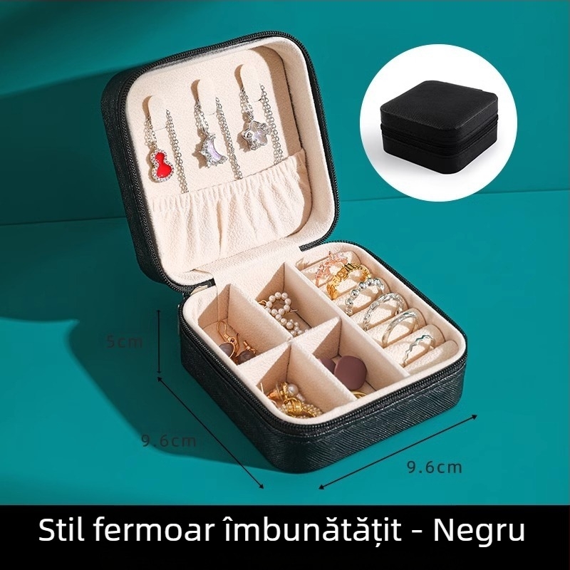Bijuterii fine inel cercei colier cercei cercei bijuterii brățară portabil High Sense Mini carouri cutie de depozitare
