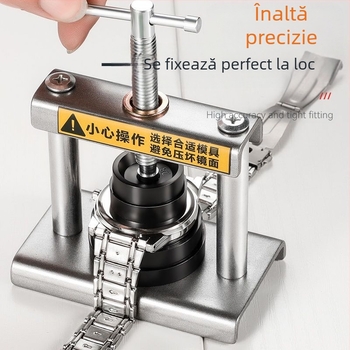 Instrument de reparare a ceasurilor, presă manuală pentru capac, schimbător de capac cu cuarț, deschizător de capac pentru baterii, instrument special de reparare
