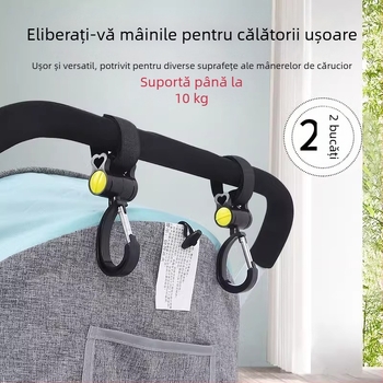 Cârlig pentru cărucior pentru genți agățate, accesorii pentru cărucior, depozitare universală