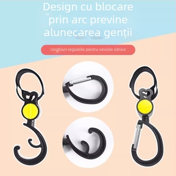 Cârlig pentru cărucior pentru genți agățate, accesorii pentru cărucior, depozitare universală