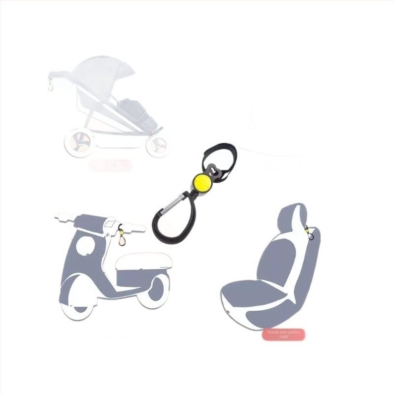Cârlig pentru cărucior pentru genți agățate, accesorii pentru cărucior, depozitare universală