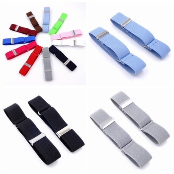 Brățară din material textil pentru cămașă, inel pentru braț, brățară cu bandă de braț, 2,5 cm, inel elastic de culoare solidă, inel pentru mânecă pentru bărbați europeni și americani