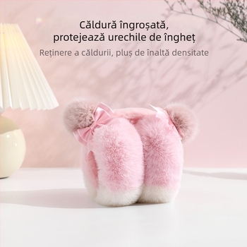 Iarna noi calde căști pentru urechi studente de sex feminin toamna și iarna navetiste all-match rezistente la frig îngroșat cald ureche plus pliabil ureche sac