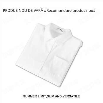 Tricou femei toamna și iarna de lux JK îmbrăcăminte exterioară cămașă albă pentru fete studente top cu cămașă albă