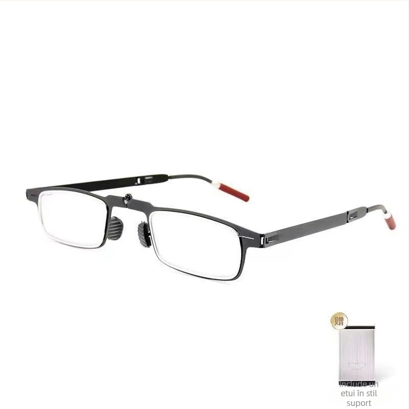 Ochelari de citit noi, pliabili, ultra-subțiri, direct din fabrică, HD, portabili, ochelari de citit convenabili pentru bărbați, suport pentru telefon mobil