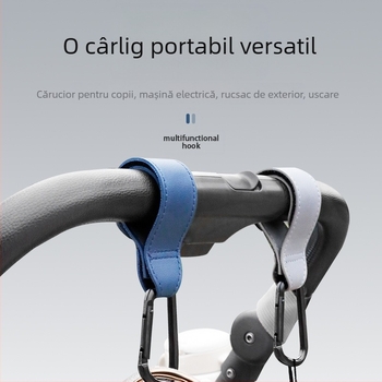 Cataramă simplă din aliaj de aluminiu pentru alpinism, bicicletă electrică, universală, multifuncțională, cu velcro puternic, cârlig pentru cărucior