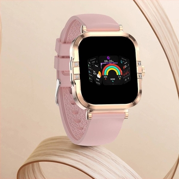Ceas inteligent Cross-Border Hk82, AMOLED, ecran mereu pornit, apel Bluetooth, pedometru multifuncțional, ceas sport pentru femei
