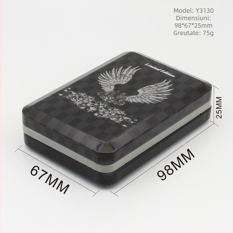 Toc de țigară, furnizat direct din fabrică, comerț exterior, toc original pentru țigări din metal pătrat, pachet de 20 de tocuri din plastic, tablă de oțel