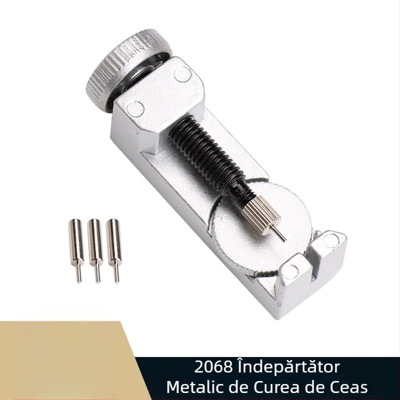 Instrumente de reparare a ceasurilor din metal 2068, reglare și dezasamblare a ceasului, lungimea curelei din oțel, îndepărtarea curelei metalice multifuncționale