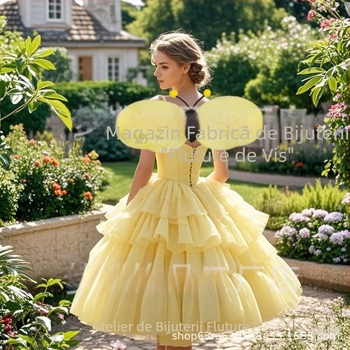 Produse noi transfrontaliere din fabrică, în stoc, costum cu aripi de albine galbene, consumabile pentru spectacole de festival