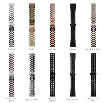 Pentru Apple applewatch cu cinci mărgele, cataramă solidă cu fluture, iwatch, curea de ceas din oțel inoxidabil Huawei