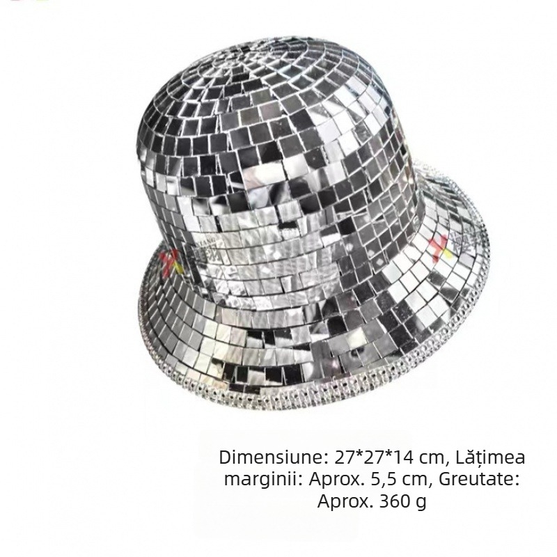Mască Disco Ball Flash Mască de față cu sclipici
