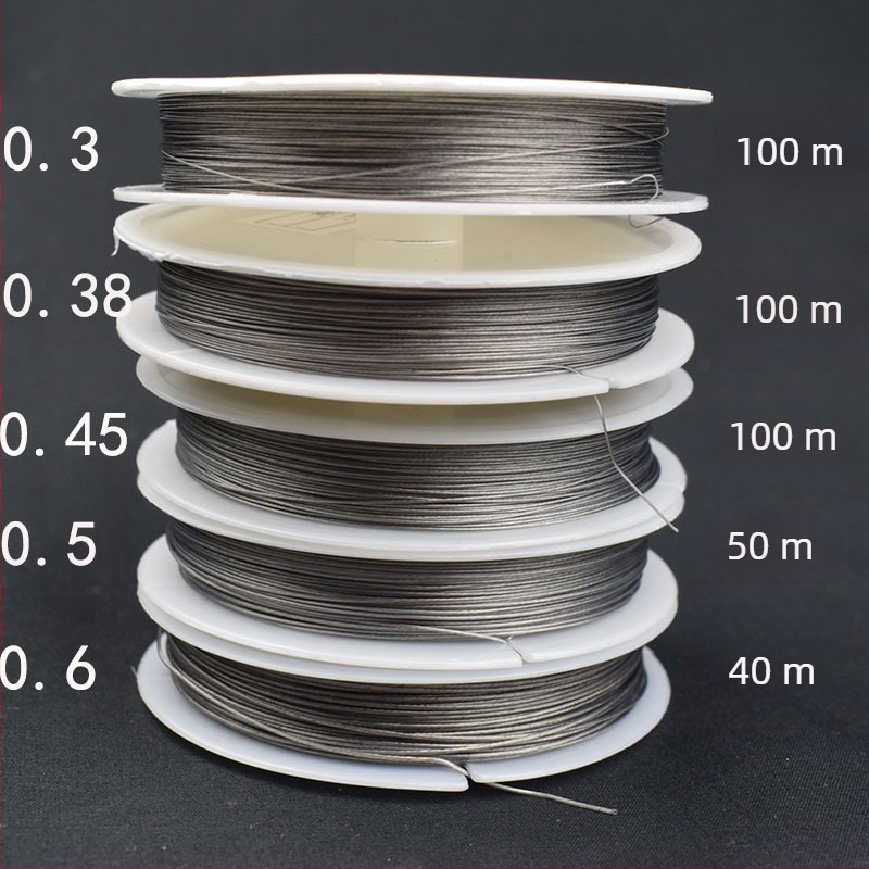 Sârmă de oțel moale acoperită cu plastic neelastică, ac de plumb, colier subțire din sârmă de oțel, brățară din sârmă de oțel, accesorii DIY, material