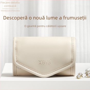 Geantă de bijuterii cosmetice pentru femei 2024 nouă geantă portabilă de mână de călătorie colier cercei îngrijire a pielii spălare geantă de depozitare TPU