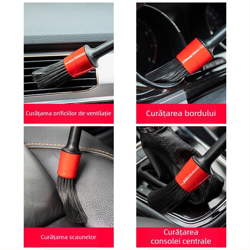 Perie auto spălătorie auto întreținere Gap perie auto aer condiționat priză perie set 5 piese perie de curățare multifuncțională interior