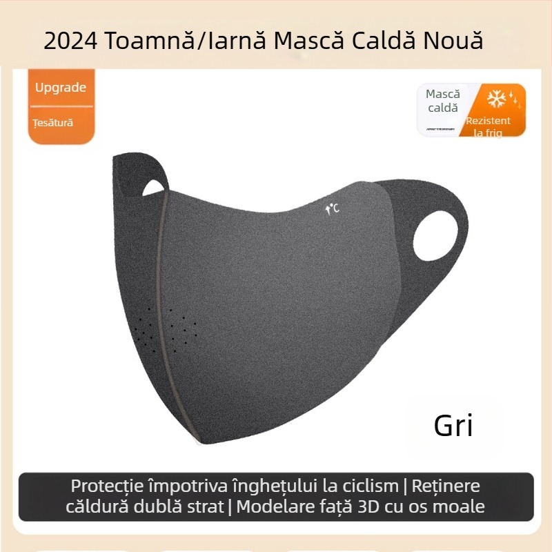 Mască de protecție facială respirabilă, lavabilă, cusătură, imprimare leopard, caldă, nouă, cu imprimeu, lavabilă, respirabilă, 3D, repararea feței, arată fața mică, rezistentă la vânt, iarnă, călărie