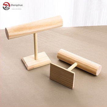 Rack de bijuterii din lemn masiv pentru brățări, ceasuri și brățări, suport pentru depozitare, inele de păr, suport pentru bijuterii, suport pentru depozitare, recuzită