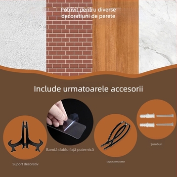 Exploziile transfrontaliere susțin o generație de păr, pandantiv decorativ rotund din aluminiu, cu grosimea de 20x20 cm