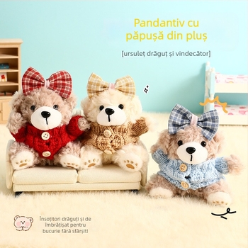 Breloc pentru păpușă de pluș, pandantiv pentru geantă, cuplu de păpuși cu simț înalt, breloc pentru o generație de mici cadouri