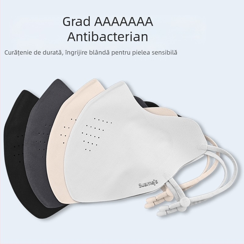 Shu Meijia Mască de protecție solară de vară UPF50 Mască de gheață de culoare înaltă Mască de colagen respirabilă Protecție pentru colțurile ochilor pentru bărbați și femei