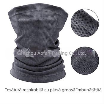 Mască de protecție solară pentru cap, prosop de față pentru bărbați și femei, călărie, fleece polar, cald, cu glugă, pălărie multifuncțională pentru sporturi în aer liber