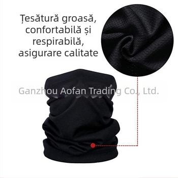 Mască de protecție solară pentru cap, prosop de față pentru bărbați și femei, călărie, fleece polar, cald, cu glugă, pălărie multifuncțională pentru sporturi în aer liber