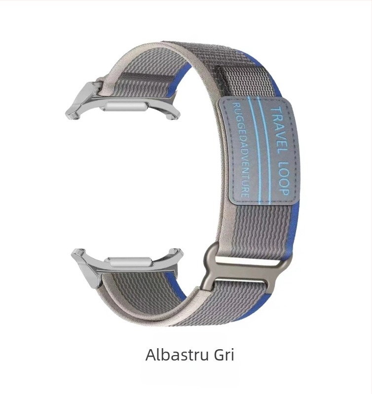 Potrivit pentru Samsung Galaxy Watch7Ultra, curea sport respirabilă Wild Trail din nailon cu velcro, cu secțiune dublă