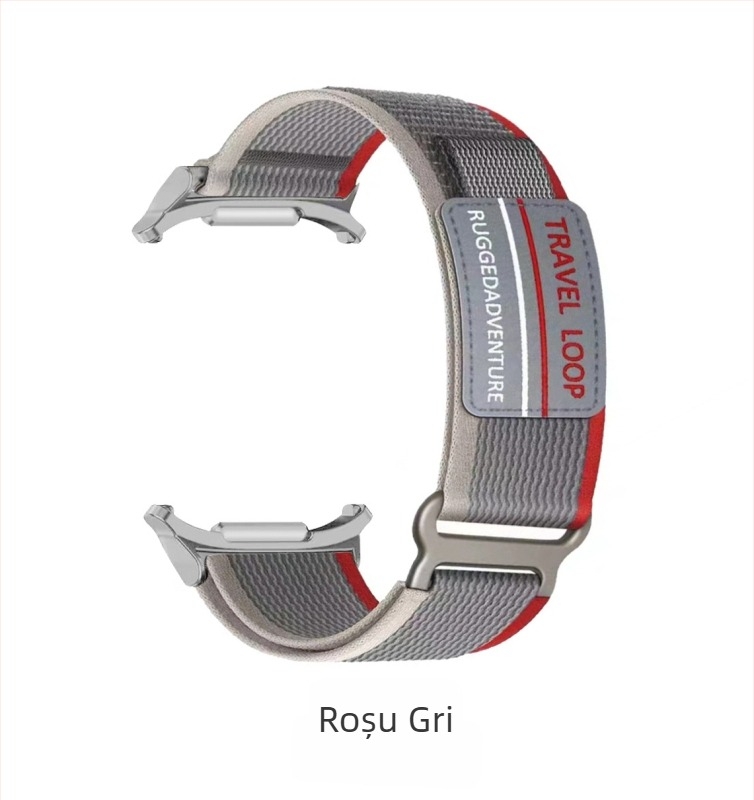 Potrivit pentru Samsung Galaxy Watch7Ultra, curea sport respirabilă Wild Trail din nailon cu velcro, cu secțiune dublă