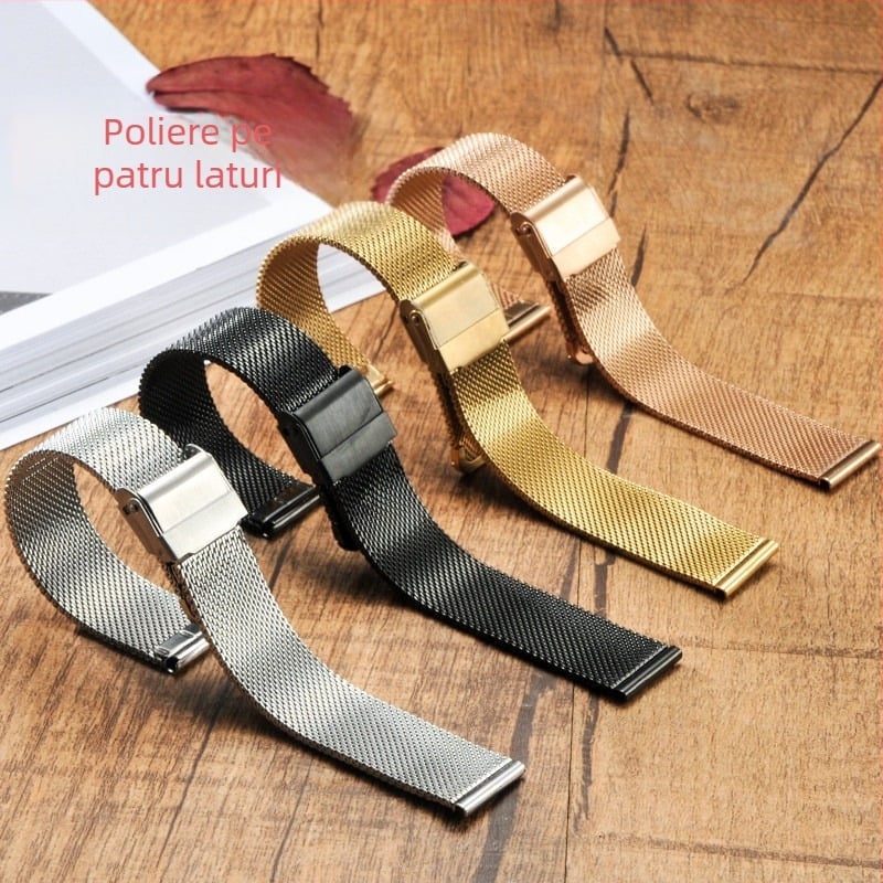 Înlocuitor DW Watch curea din plasă din oțel inoxidabil curea en-gros 06 cataramă de sârmă curea metalică accesorii ceas o generație de păr