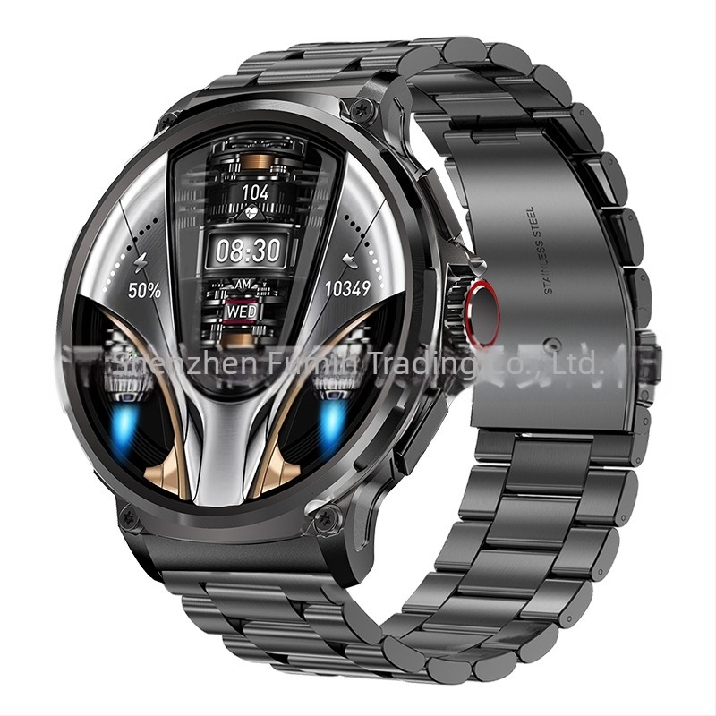 Ceas inteligent Cross-Border V69 cu monitorizare a ritmului cardiac, ecran mare de înaltă definiție, apeluri Bluetooth, notificări push pentru informații, numărare pași și monitorizare sportivă