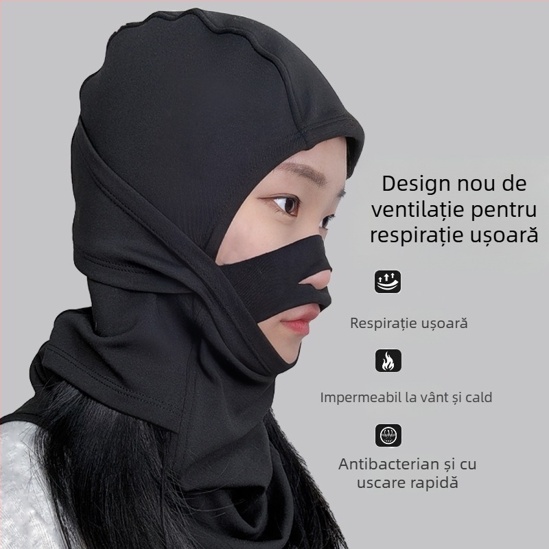 Mască de schi, protecție pentru față, pentru femei, călărie, alpinism, husă caldă pentru față, protecție pentru gât, eșarfă rezistentă la vânt, husă pentru gât, prosop de față rezistent la nisip și exterior