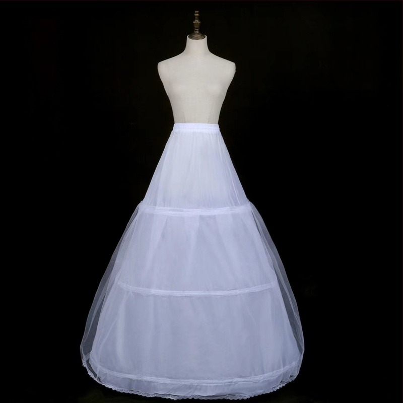 Fustă directă din fabrică, rochie de mireasă, fustă de podea, comerț exterior, cu trei sau patru sau șase cercuri, curea elastică în talie, rochie de mireasă cu os, jupon