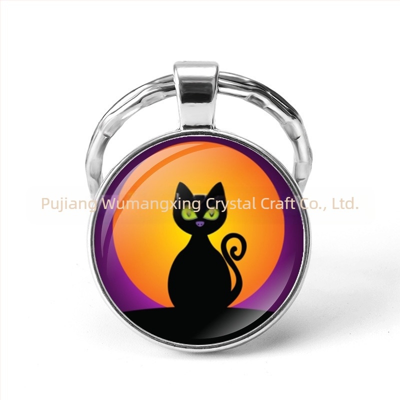 Breloc metalic cu bijuterii, cu tematică de Halloween, cu explozii AliExpress, producători en-gros