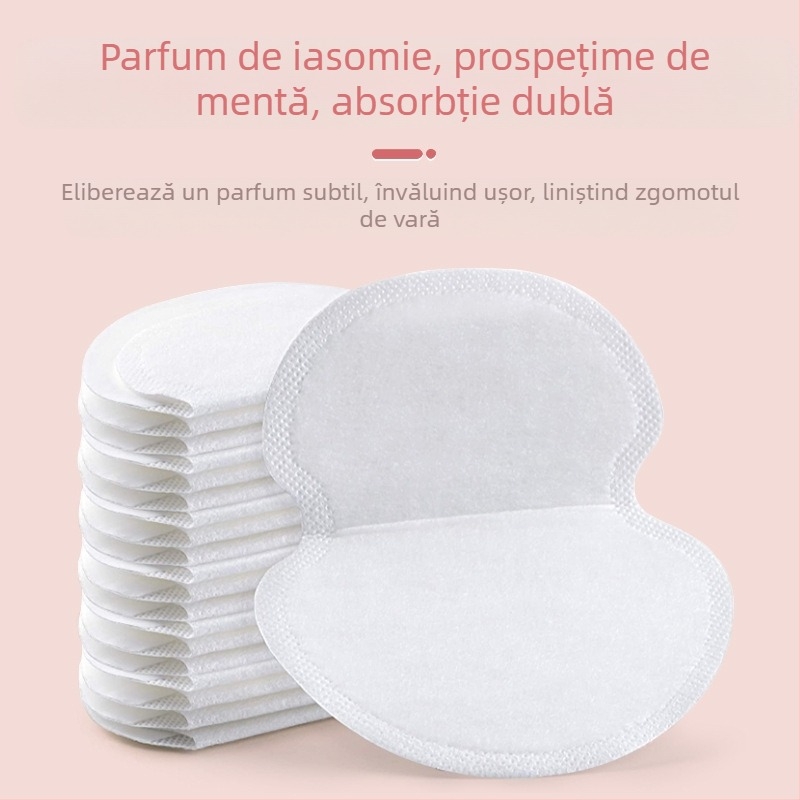 Autocolant transpirație subraț mentă, de unică folosință, invizibil, uscat, subraț, răcoritor, absorbant al sudorii, autocolant subraț