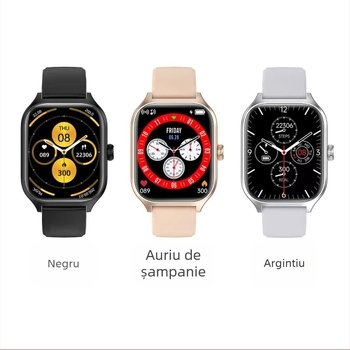 Huaqiangbei Noul Huamia F4 Ceas inteligent 2.1 Ecran mare Bluetooth Apel Respirabilitate Redare muzică Ritm cardiac Sport