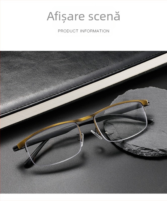 Ochelari de presbiopie multifocali progresivi interiori noi, zoom inteligent, ochelari de presbiopie anti-lumină albastră, ochelari de vedere de departe, ochelari de vedere de aproape, en-gros