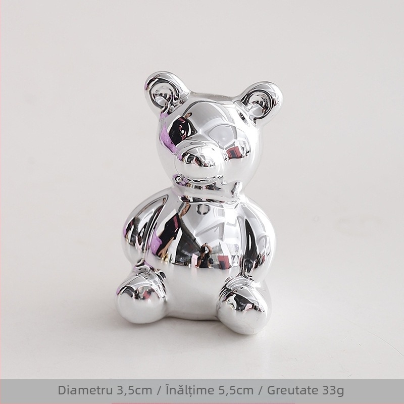 Ins Ornaments Transfrontalieră Ceramică Creative Elefant Mini Iepure Inel Colier Bijuterii Rack Animal Fereastră Ornamente Mici