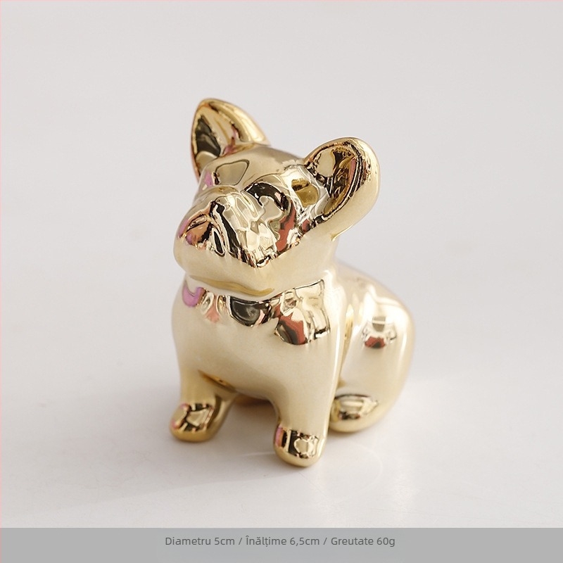 Ins Ornaments Transfrontalieră Ceramică Creative Elefant Mini Iepure Inel Colier Bijuterii Rack Animal Fereastră Ornamente Mici