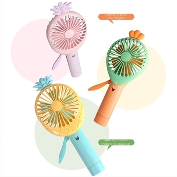 Vara 2023, nou ventilator drăguț cu presiune manuală, nu rănește mâinile, pentru copii, ventilator mini portabil drăguț în aer liber, tarabă de piață nocturnă