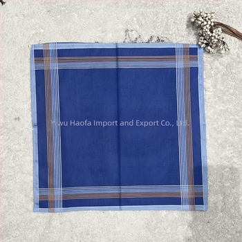 Bărbați clasice cu dungi închise, culoare fire vopsite din bumbac, batistă, prosop absorbant de transpirație, prosop de buzunar, geantă de costum, prosop vechi