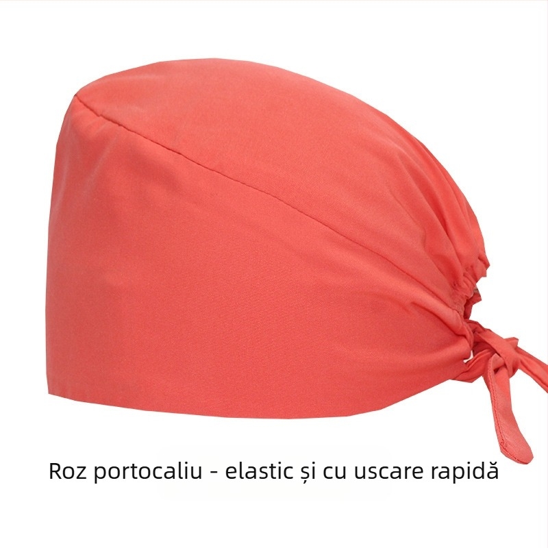 Furnizare directă din fabrică, capac chirurgical medical elastic cu uscare rapidă, de culoare solidă, capac pentru doctor și asistentă medicală, capac pentru chimioterapie, fabrică de alimente, capac Baotou