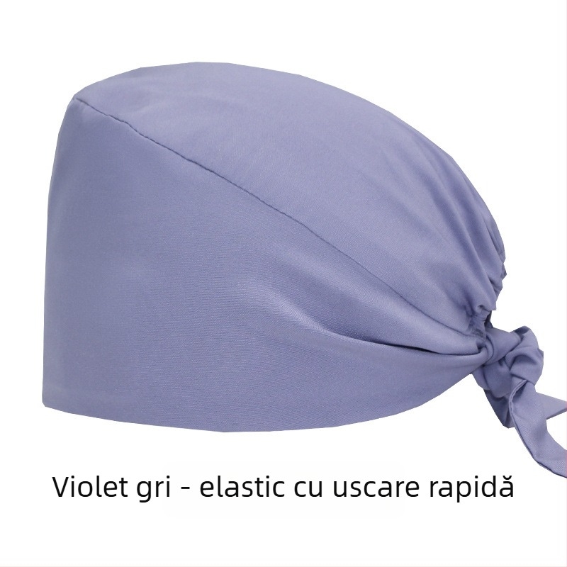 Furnizare directă din fabrică, capac chirurgical medical elastic cu uscare rapidă, de culoare solidă, capac pentru doctor și asistentă medicală, capac pentru chimioterapie, fabrică de alimente, capac Baotou