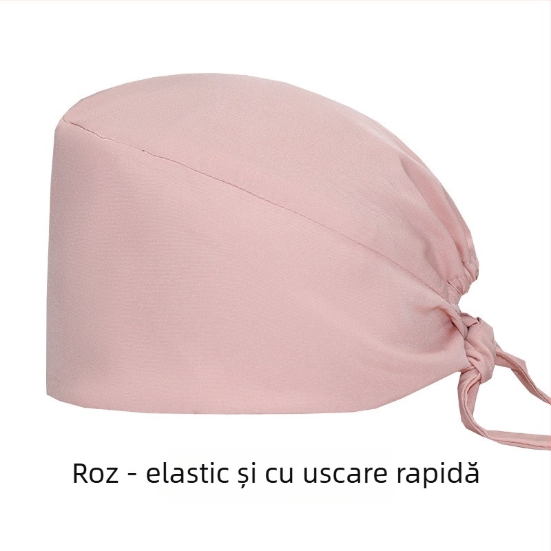 Furnizare directă din fabrică, capac chirurgical medical elastic cu uscare rapidă, de culoare solidă, capac pentru doctor și asistentă medicală, capac pentru chimioterapie, fabrică de alimente, capac Baotou