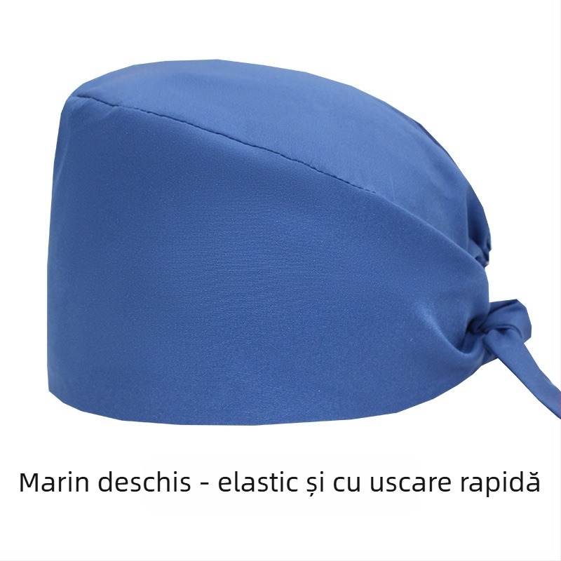 Furnizare directă din fabrică, capac chirurgical medical elastic cu uscare rapidă, de culoare solidă, capac pentru doctor și asistentă medicală, capac pentru chimioterapie, fabrică de alimente, capac Baotou