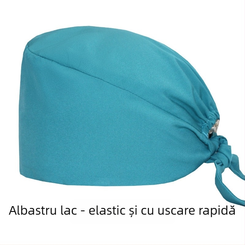 Furnizare directă din fabrică, capac chirurgical medical elastic cu uscare rapidă, de culoare solidă, capac pentru doctor și asistentă medicală, capac pentru chimioterapie, fabrică de alimente, capac Baotou