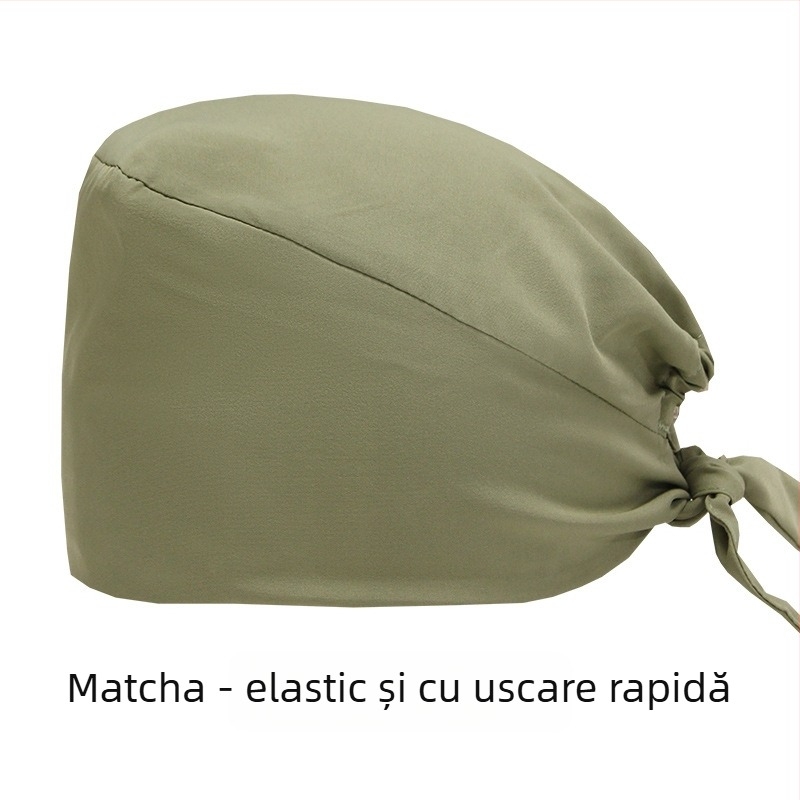 Furnizare directă din fabrică, capac chirurgical medical elastic cu uscare rapidă, de culoare solidă, capac pentru doctor și asistentă medicală, capac pentru chimioterapie, fabrică de alimente, capac Baotou