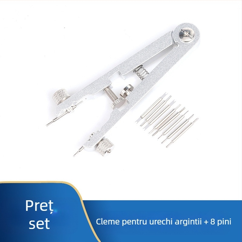 Instrumente de reparare a ceasurilor pentru comerț exterior, clește pentru urechi, clește pentru demontarea și asamblarea urechilor 6825, clește pentru demontarea urechilor, clește în formă de V pentru îndepărtarea urechilor, instrument de îndepărtare a cu
