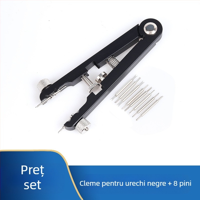 Instrumente de reparare a ceasurilor pentru comerț exterior, clește pentru urechi, clește pentru demontarea și asamblarea urechilor 6825, clește pentru demontarea urechilor, clește în formă de V pentru îndepărtarea urechilor, instrument de îndepărtare a cu