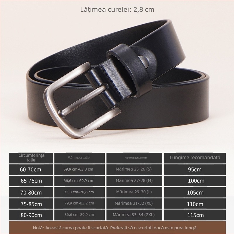 Curea femeii din piele naturală, asortată, retro, cu buclă decorativă, casual, pantaloni, blugi, curea femeii